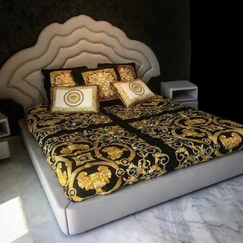 Modern Italian Versace Royal Style Comfortable Bed