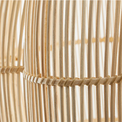 Hängeleuchte aus Rattan im Bohème-Stil – Handgefertigte Pendelleuchte für Wohnzimmer, Schlafzimmer und Wohnbereich