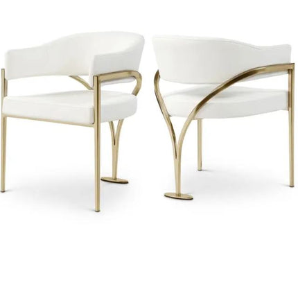 Luxury Gold Stainless Steel V-Shape Dining Chair Newest Velvet Dining Chair for Hotel Restaurant Home Kitchen Use