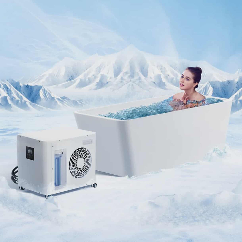 Athlete Fitness Recovery Water Chiller – 1HP Cooling System for Ice Bath & Cold Plunge Therapy