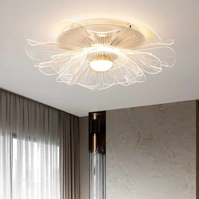 Modern Acrylic Flower Pendant Light – LED Hanging Ceiling