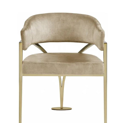 Luxury Gold Stainless Steel V-Shape Dining Chair Newest Velvet Dining Chair for Hotel Restaurant Home Kitchen Use