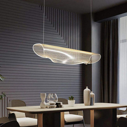 Nordisch-italienische LED-Pendelleuchte – Moderner, dimmbarer Acryl-Kronleuchter für Ess- und Wohnbereich
