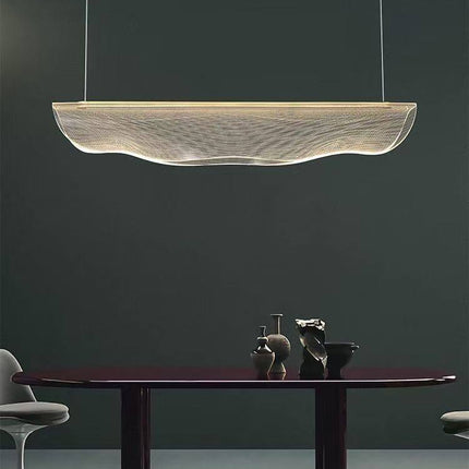 Nordisch-italienische LED-Pendelleuchte – Moderner, dimmbarer Acryl-Kronleuchter für Ess- und Wohnbereich