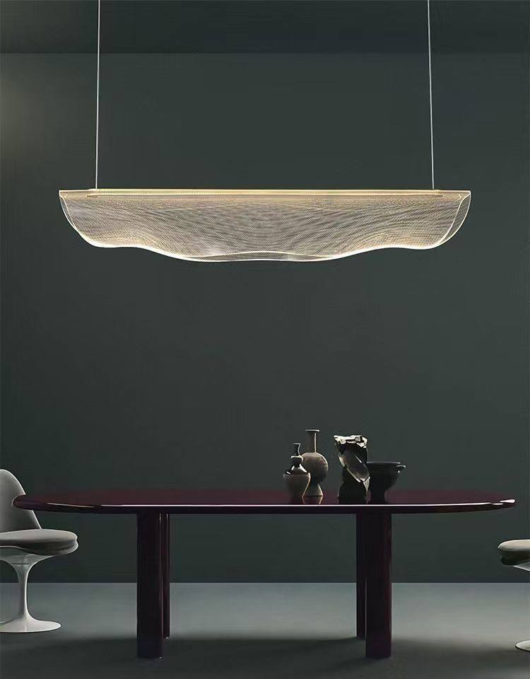 Nordic Italian LED Pendant Lamp – Modern Dimmable Acrylic Chandelier for Dining Room & Living Space