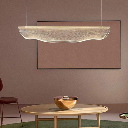 Nordisch-italienische LED-Pendelleuchte – Moderner, dimmbarer Acryl-Kronleuchter für Ess- und Wohnbereich
