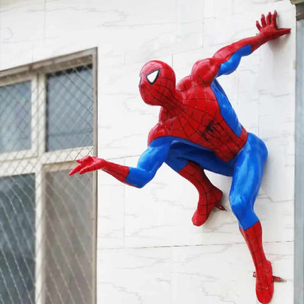 Life-Size Spider-Man Statue – High-Quality Resin Movie Character Sculpture