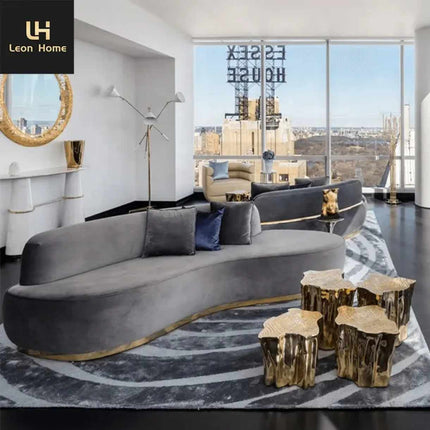 Tree Trunk Gold Coffee Table Glossy Stainless Steel Modern Style Luxury Living Room Furniture Golden Coffee Table