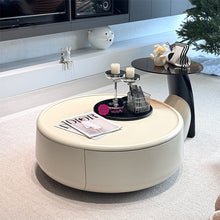 Load image into Gallery viewer, Modern French Cream Coffee Table – High-End Minimalist Designer Tea Table for Living Room &amp; Small Apartment

