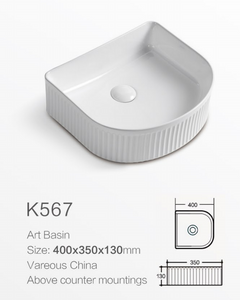 Dining Room Design Lavabo Porcelain Wash Basin Countertop Sink Unique Shape Bathroom Vanity Basin Modern Wash Sink for Home Hotel Apartment Villa
