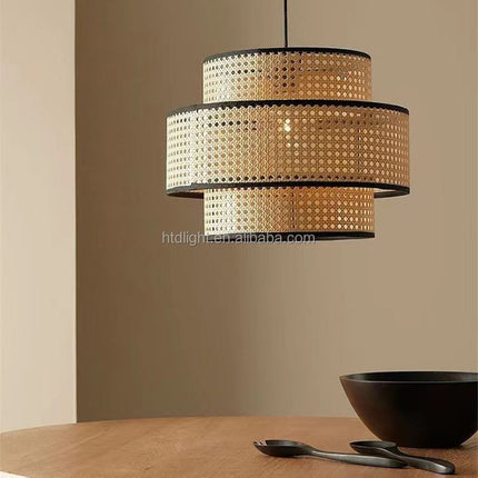 Rattan Pendant Lamp – Custom Lighting Fixture for Living Room & Interior Décor