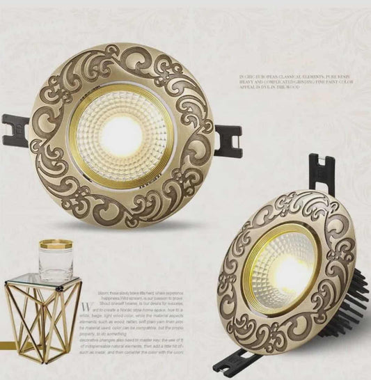 European LED Recessed Pin Light – Embedded Copper Spotlight with Dimming & Non-Dimming Options, Removable Bulb for Modern Interiors