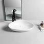 Modern Hotel Washroom Above Countertop Art Basin Triangle Porcelain Hand Wash Bathroom Vessel Sink for Home Apartment Villa