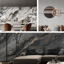 Load image into Gallery viewer, Modern Marble Grain WPC Wall Panels – Indoor Decorative Building Material
