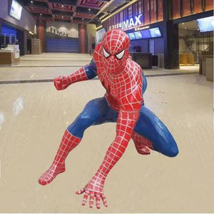 Life-Size Spider-Man Statue – High-Quality Resin Movie Character Sculpture