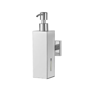 Square Refillable Wall-Mounted Hand Soap Dispenser – Shower & Bathroom Liquid Soap Bottle