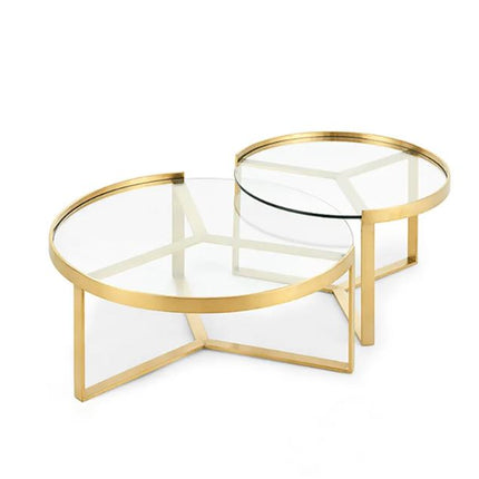 Table basse moderne, table centrale, nouveaux modèles, mobilier or rose, pied de table basse en métal et verre, mobilier de salon sur mesure 