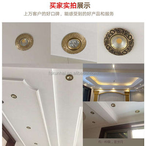 European LED Recessed Pin Light – Embedded Copper Spotlight with Dimming & Non-Dimming Options, Removable Bulb for Modern Interiors