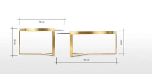 Coffee Table Modern Centre Table New Designs Rose Gold Furniture Metal Coffee Table Base Glass Living Room Furniture Customized