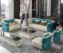 Load image into Gallery viewer, Italian Luxury Living Room Sofa Set 1,1,2,3 Seater Including Coffee table and TV Rack
