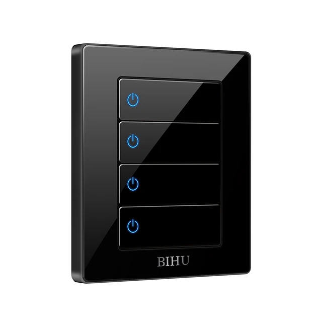 Acrylic Wall Light Switch Universal Switch with Box UK Standard with Utility Box