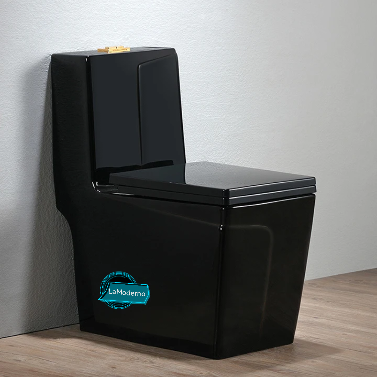 Commode Flash Square Type Toilet Bowl Water Closet Black Dual Flash Porcelain – La ...