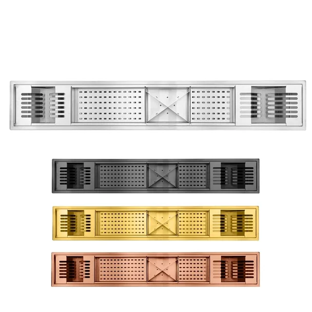 Bar Plate Rack Built In Tabletop Stainless Steel Kitchen Accessories ...
