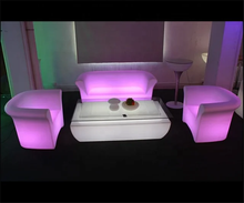 Load image into Gallery viewer, Led Light RGB Chair Sofa and Center Table Outdoor or Indoor Bar Accessories
