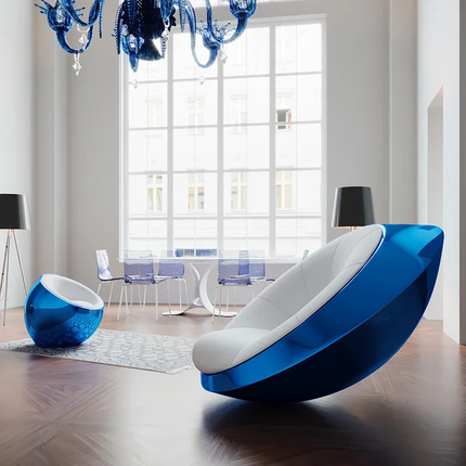 Royalty Accent Chair Dubai Collections Moderner Samt-Sofasessel – Fiberglas oder Edelstahl 304 – Ihre Wahl