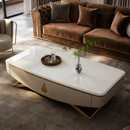 French Coffee Table Rectangular Living Room