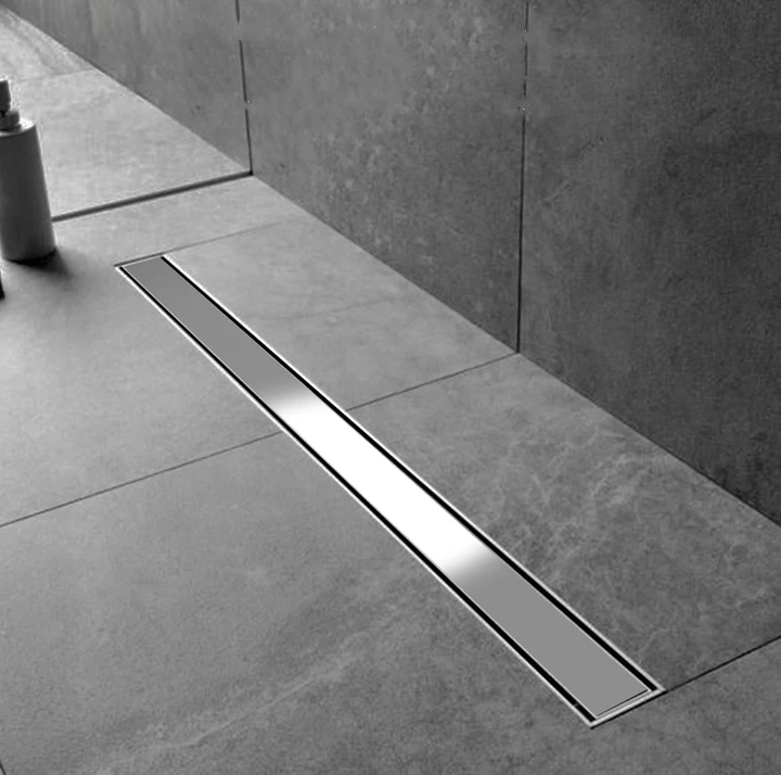 Luxurious Tile Insert Long Floor Drainer - Linear Drain 304 Stainless ...