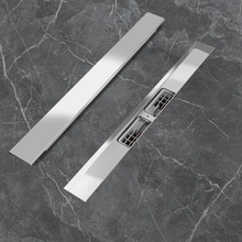 Load image into Gallery viewer, Luxurious Tile Insert Long Floor Drainer - Linear Drain 304 Stainless Steel
