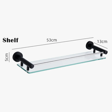 Cargar imagen en el visor de la galería, Bathroom Accessories Set 7pcs Black Stainless steel
