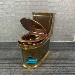 Rose Gold Toilet Bowl Water Closet Electroplated in Highest Degree Special Colors