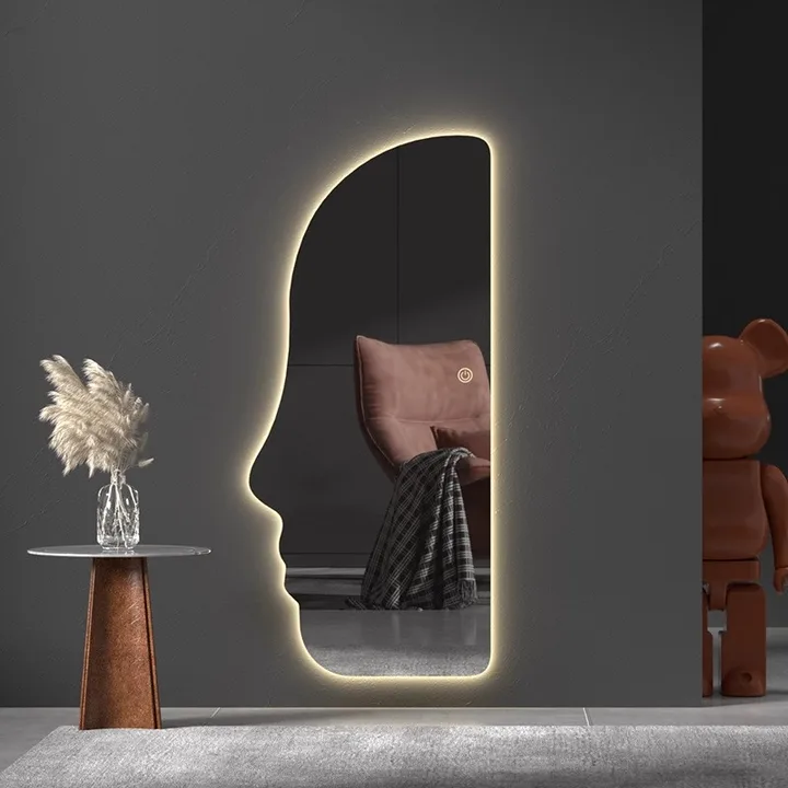 HD Glass Mirror Face Shape High Definition HD Glass