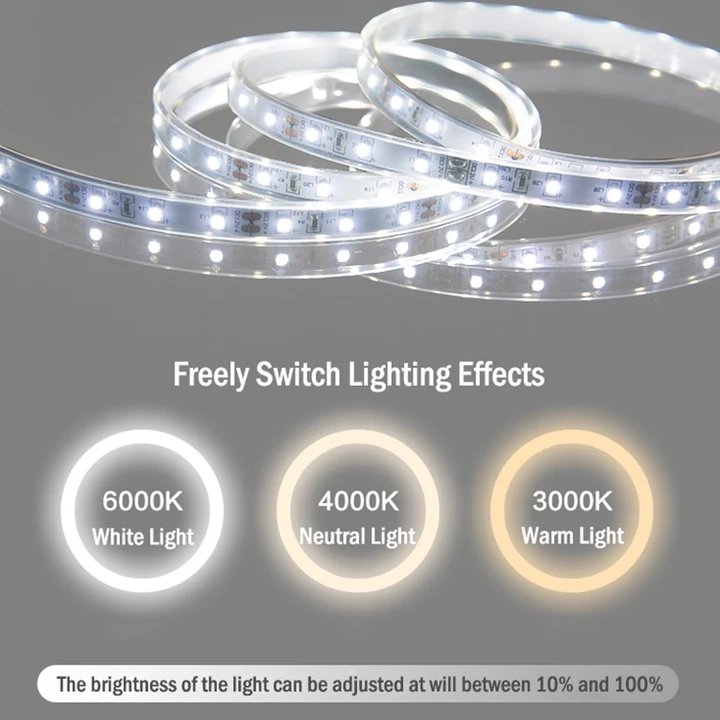 Led Light Mirror 80x70cm Tricolor with Antifog 5mm Silver HD Mirror