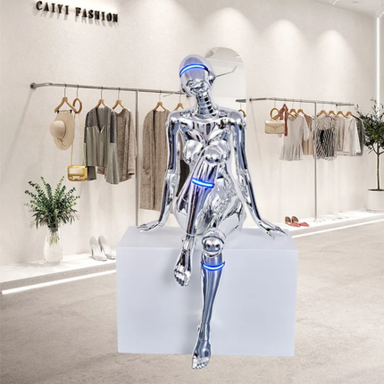 Individuelle 3D-Druckstatue, hochpräzise 3D-Simulation, Kunstwerk, Skulptur, Porträt, galvanisiert, Mann, große Roboterskulptur 