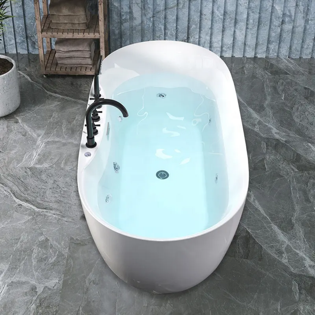 Whirlpool Bathtub Single Seater Air Jet Tub Jacuzzi White