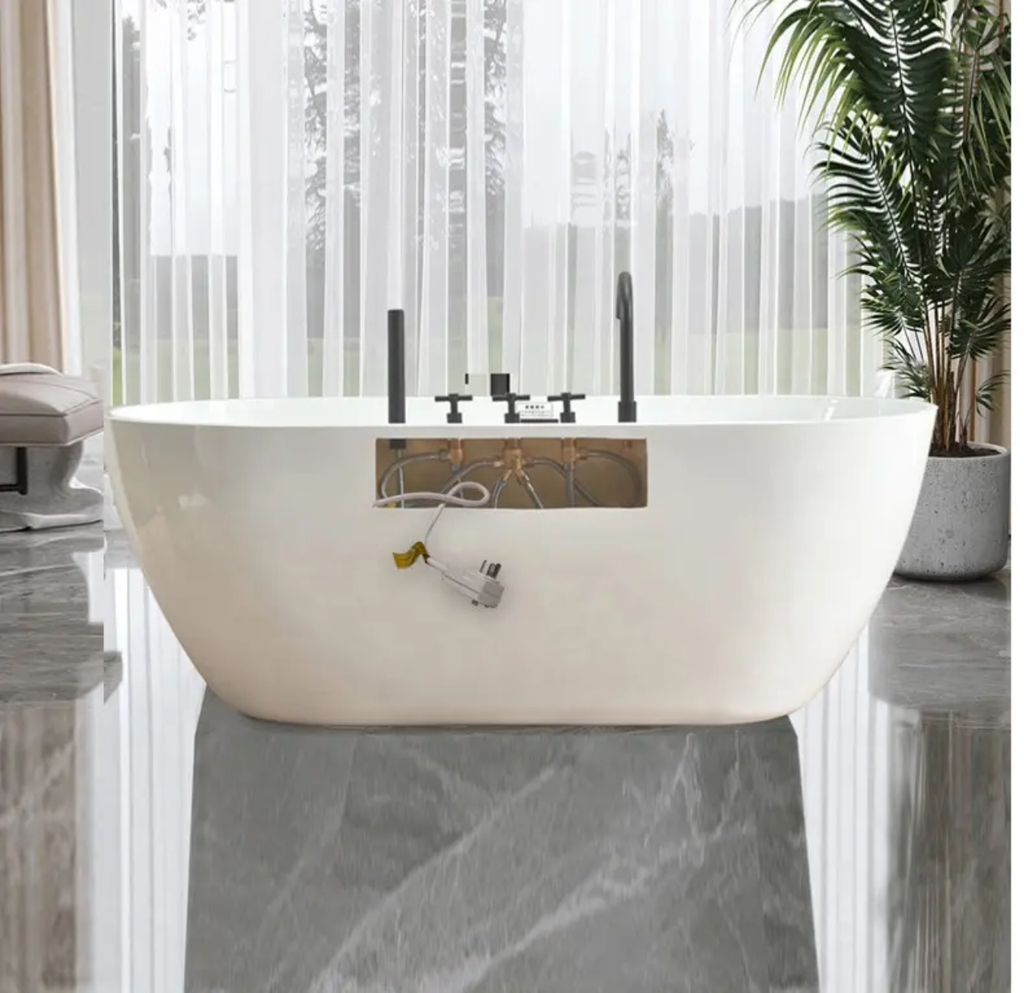 Whirlpool Bathtub Single Seater Air Jet Tub Jacuzzi White