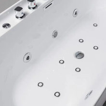Загрузить изображение в средство просмотра галереи, Whirlpool Jacuzzi Single White Bathtub with Air Jet Massage With Faucet 304 Stainless steel Tub

