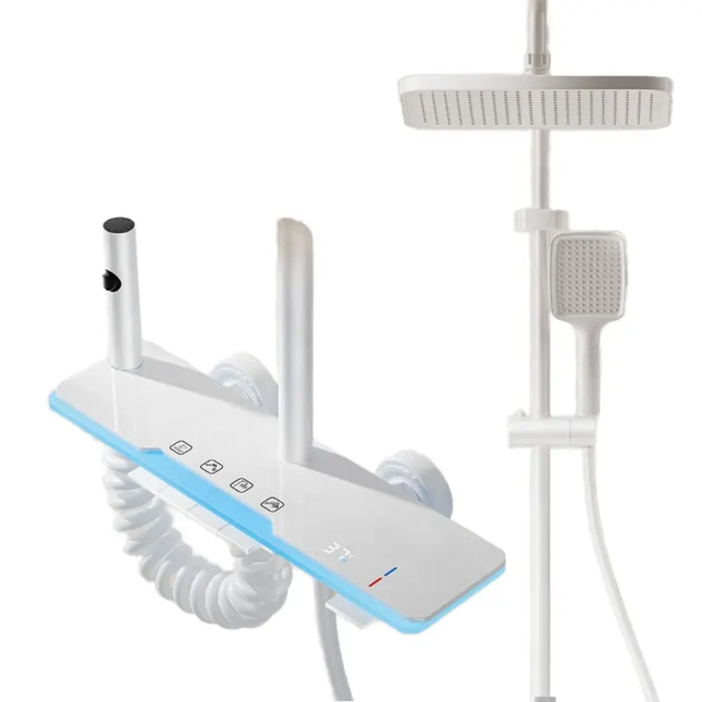 Aluminum Shower Air Bnb Simple Thermostatic Wall Shower Aluminum