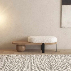 Nordic Solid Wood Shoe Changing Bench – Multi-Use Bed End Stool & Bean Bag Sofa for Living Room, Entryway, or Homestay Decor