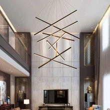 Load image into Gallery viewer, Staircase chandelier

Modern staircase chandelier

Luxury staircase chandelier

Crystal staircase chandelier

LED staircase chandelier

