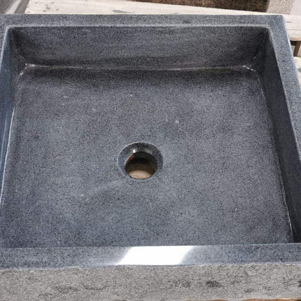 Luxury Rectangular Bathroom Sink – Natural Marble and Granite Stone Washbasin