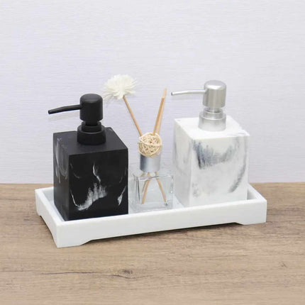 Distributeur de savon pour les mains de style nordique moderne, accessoires et meubles de salle de bain