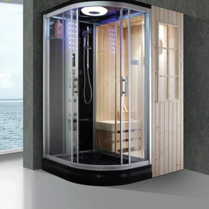 Sauna infrarouge 2 personnes en bois de pruche, sauna à vapeur sèche (PRÉCOMMANDE) 