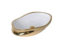 Cargar imagen en el visor de la galería, Luxury Ceramic Wash Basin Sink Art Basin
