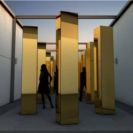 Mirror Unbreakable ACP & ACM Aluminum Composite Panels –Size: (120x240cm) Interior & Exterior Decorative Wall Cladding