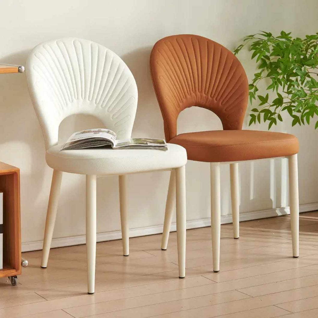 Nordic Fine Upholstery White and Black Armchair Chair Dining Kitchen Dining Room Chairs for Dining Table