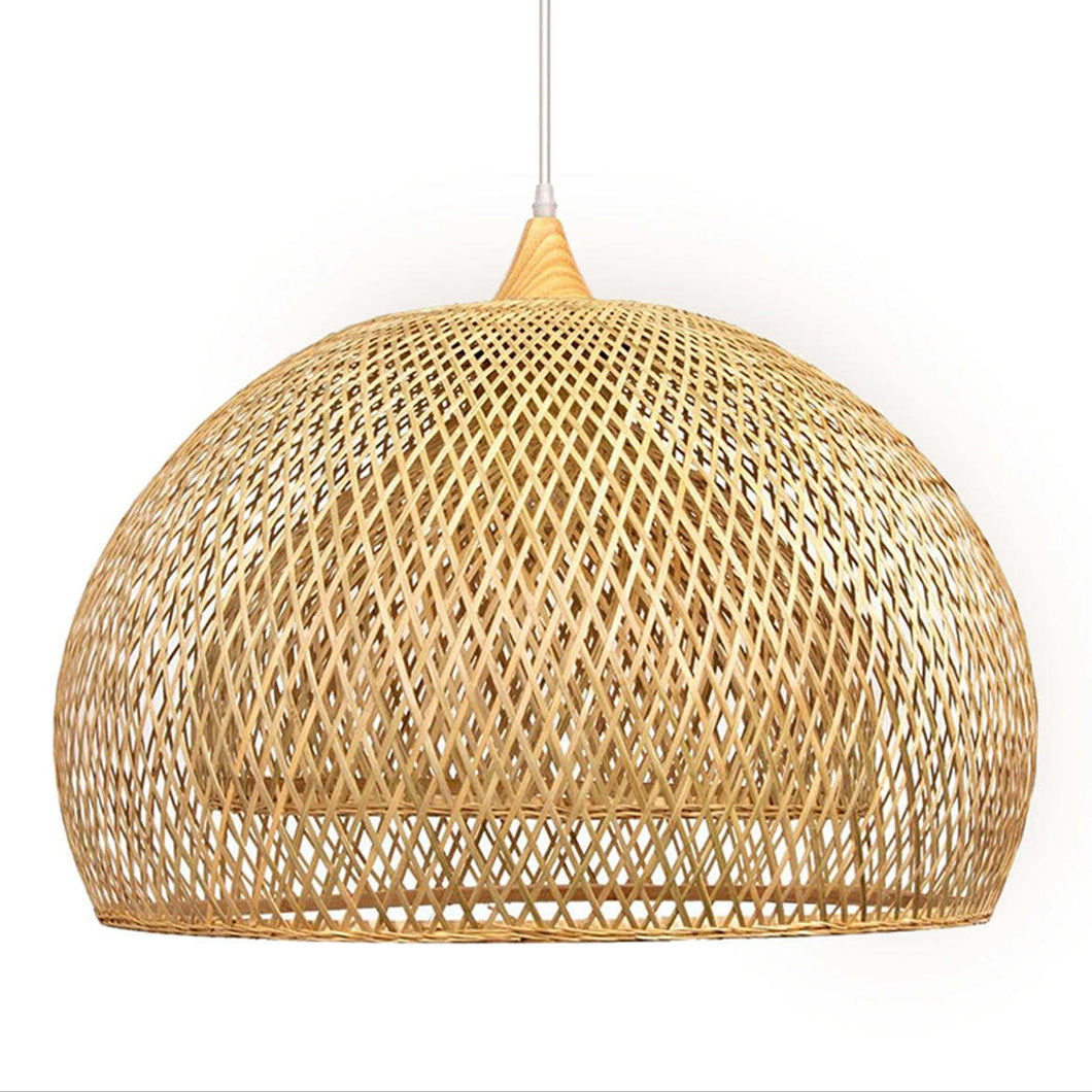Wholesale Vietnam Handmade Bamboo Pendant Light – Rustic Woven Rattan Lampshade for Restaurant, Café & Home Décor